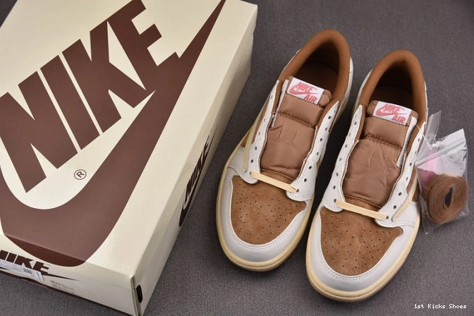 1st Kicks Shoes OG 1 Travis ModernLook SP AJ Scott x DM7866- Low 494 1128